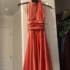Coral Vintage Gown